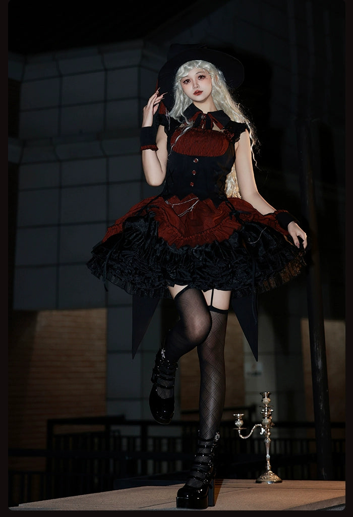 Alice Girl - Lolita Potion - Gothic Lolita JSK Halloween Sleeveless Lolita Dress 40514:664068