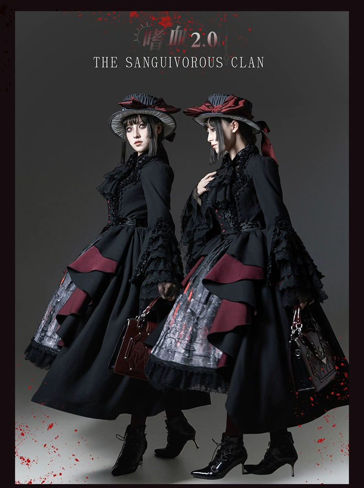 TALEBRINGER - The Sanguivorous Clan 2.0 - Gothic Lolita Coat, Blouse & SK 44090:794648