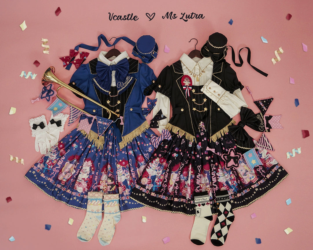 Vcastle~Circus~IP Collab Sweet Lolita Suit and Shirt