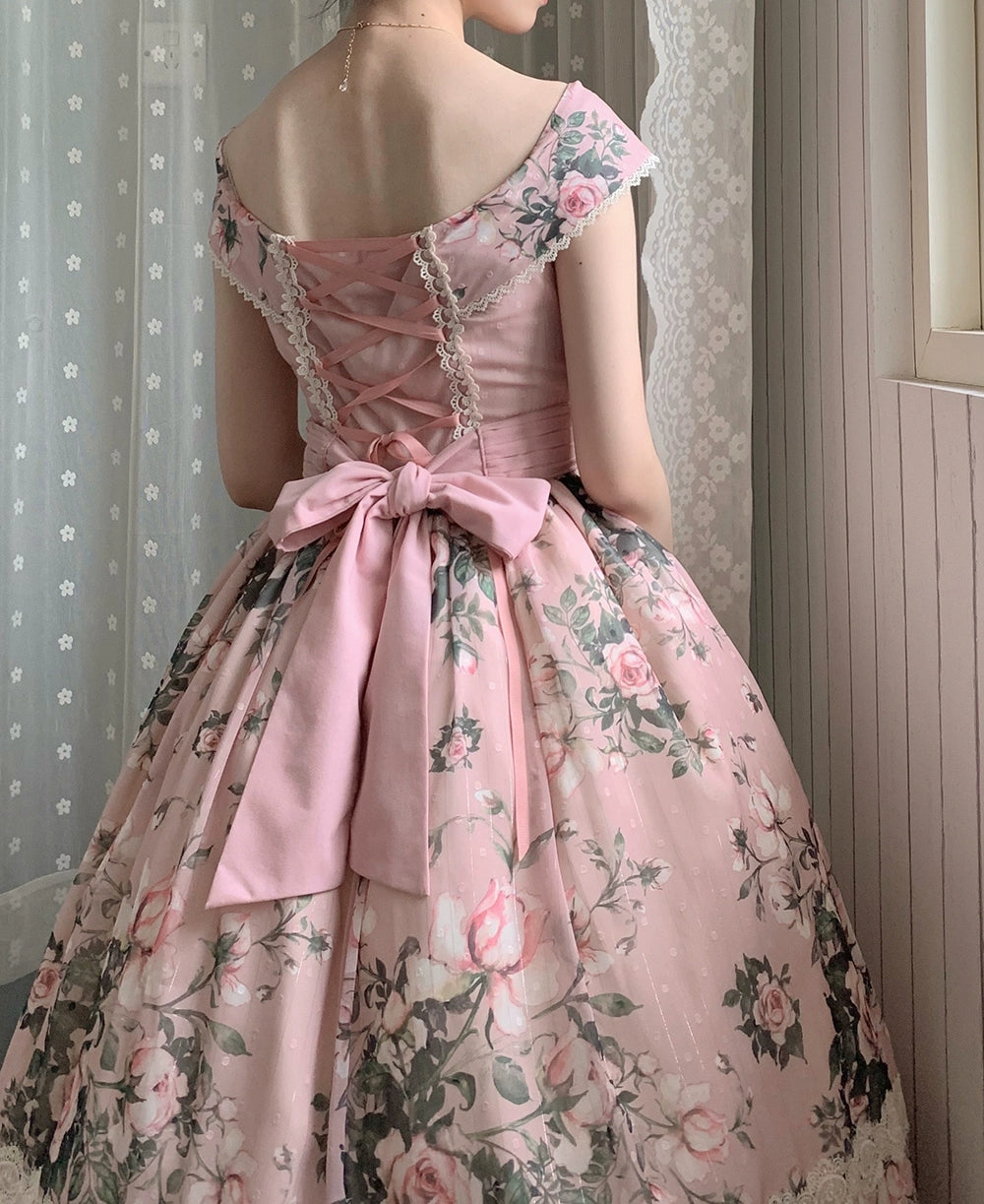 Miss Point~French Rose~Elegant Lolita JSK Dress