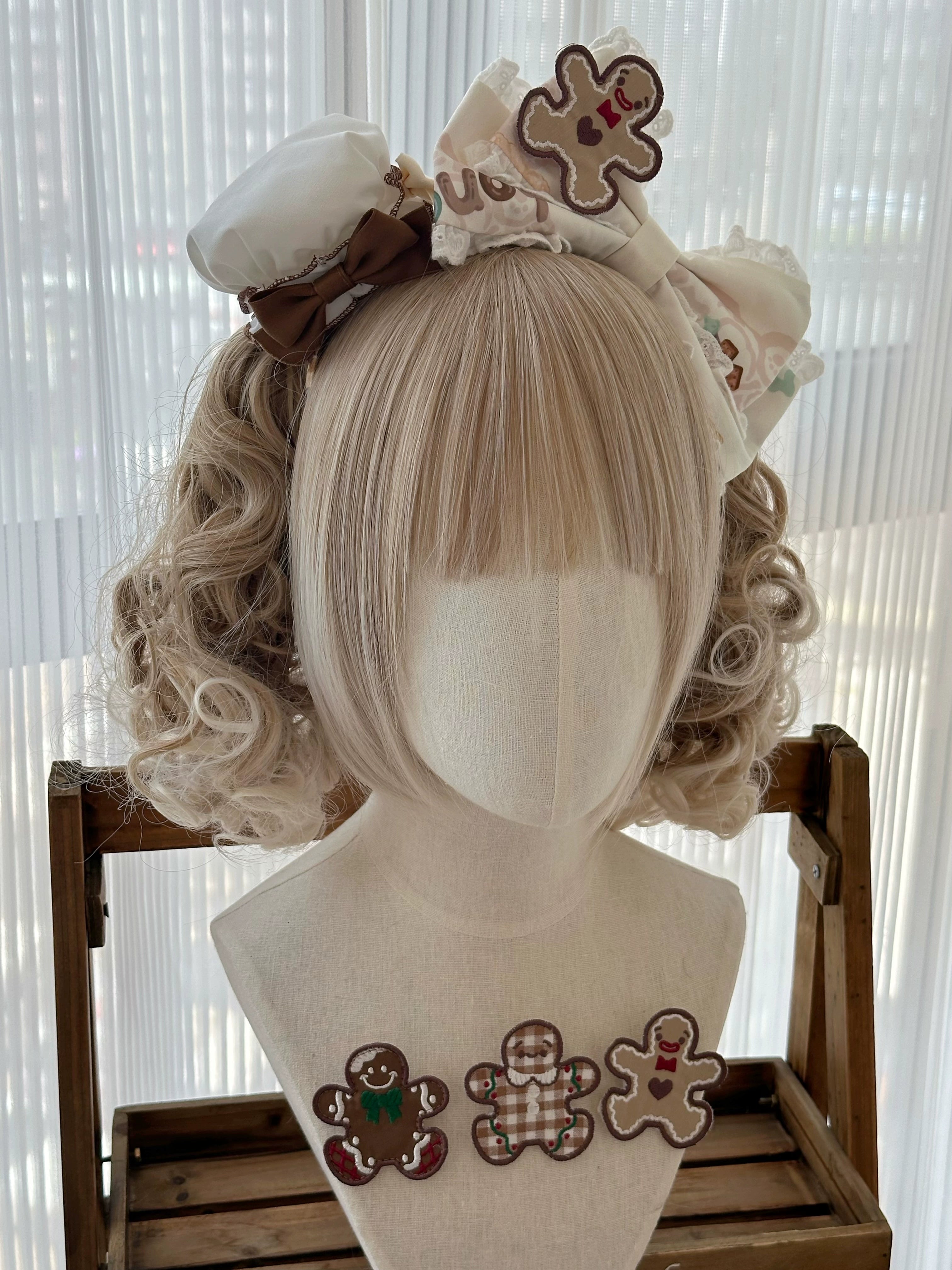 Babyblue~Bear Honey~Sweet Lolita Accessory Gingerbread Man Design 40364:660776