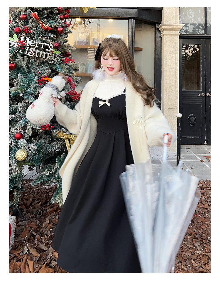Yingtang~Sweet Lolita Coat Plus Size Lolita Dress Set 26104:373838