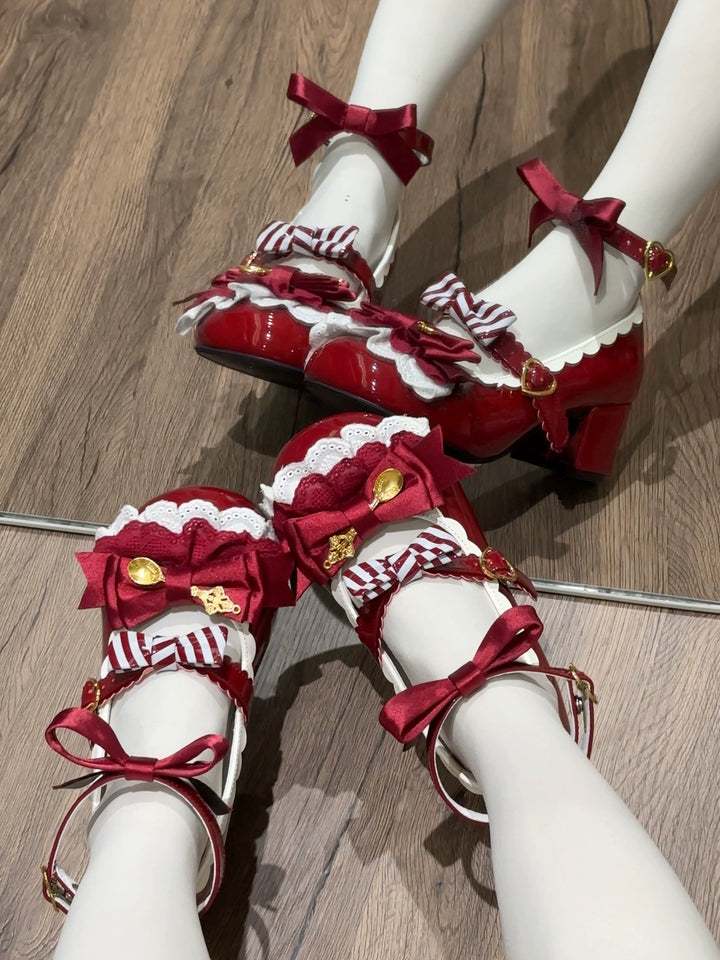 Beauty Bunny - Mousse Roll - Sweet Lolita Heel Shoes, Round Toe 43422:776350