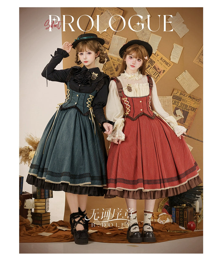 Baduoni~No Word Prologue~Classic Lolita JSK Suit Bust-supporting Dress