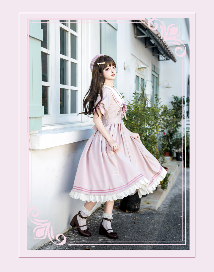 KOMOMO~Enchanted Girl~Sailor Lolita Dress Pink OP   