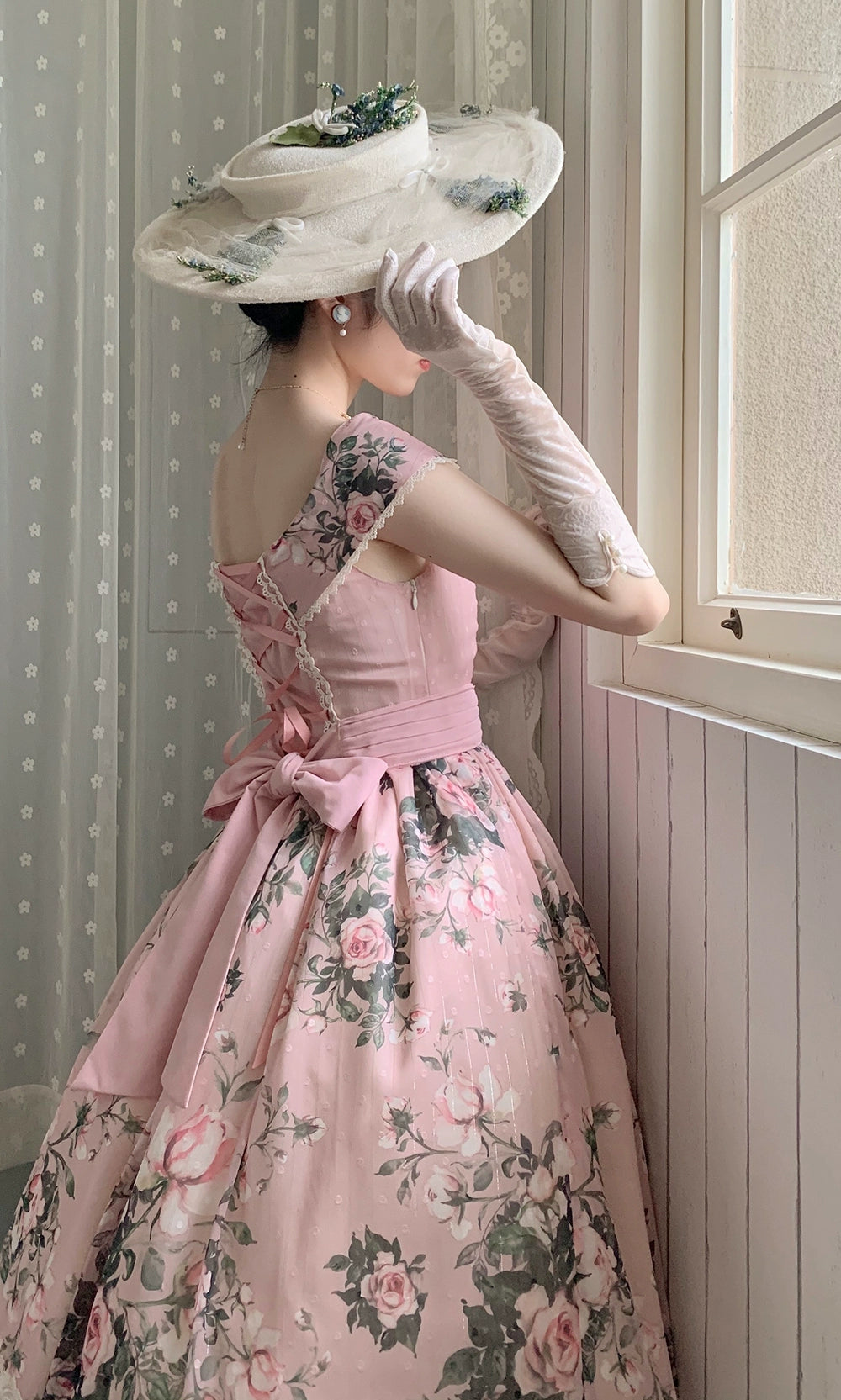 Miss Point~French Rose~Elegant Lolita JSK Dress