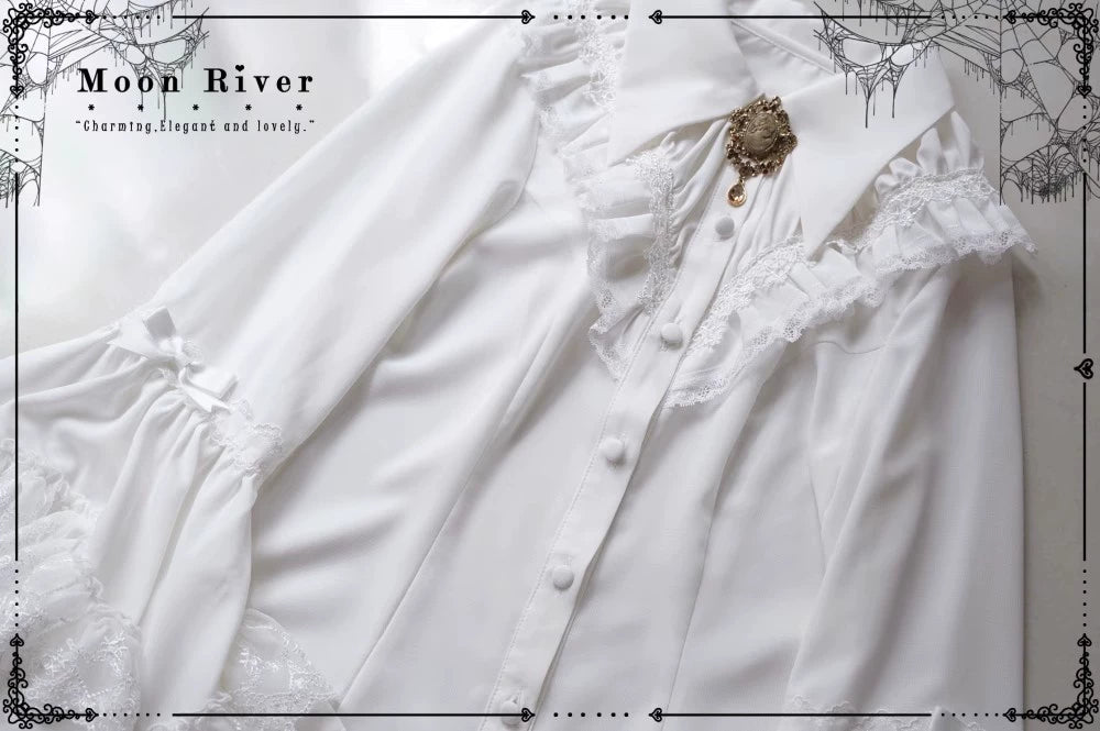 Moon River - Moonlit Spider - Gothic Lolita SK & JSK Dress Outfit Set 44232:799616