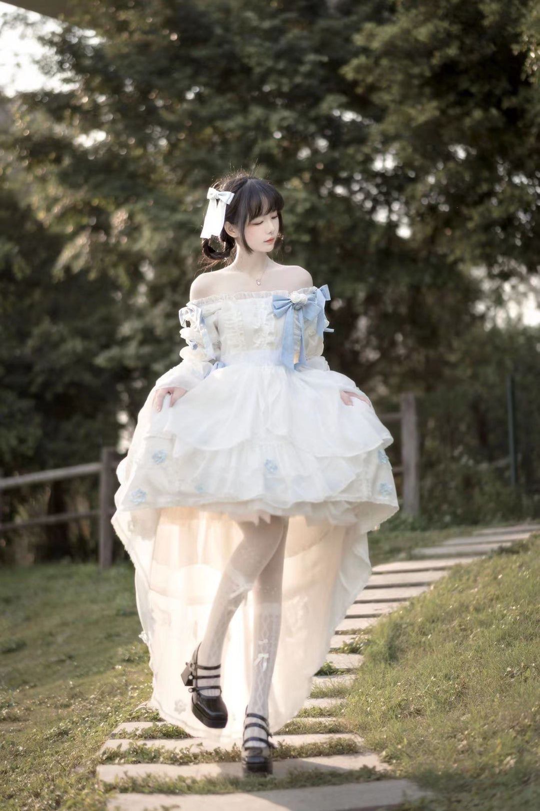 Fishing Boss~Winter Tinglan~Exquisite Lolita Princess Dress   