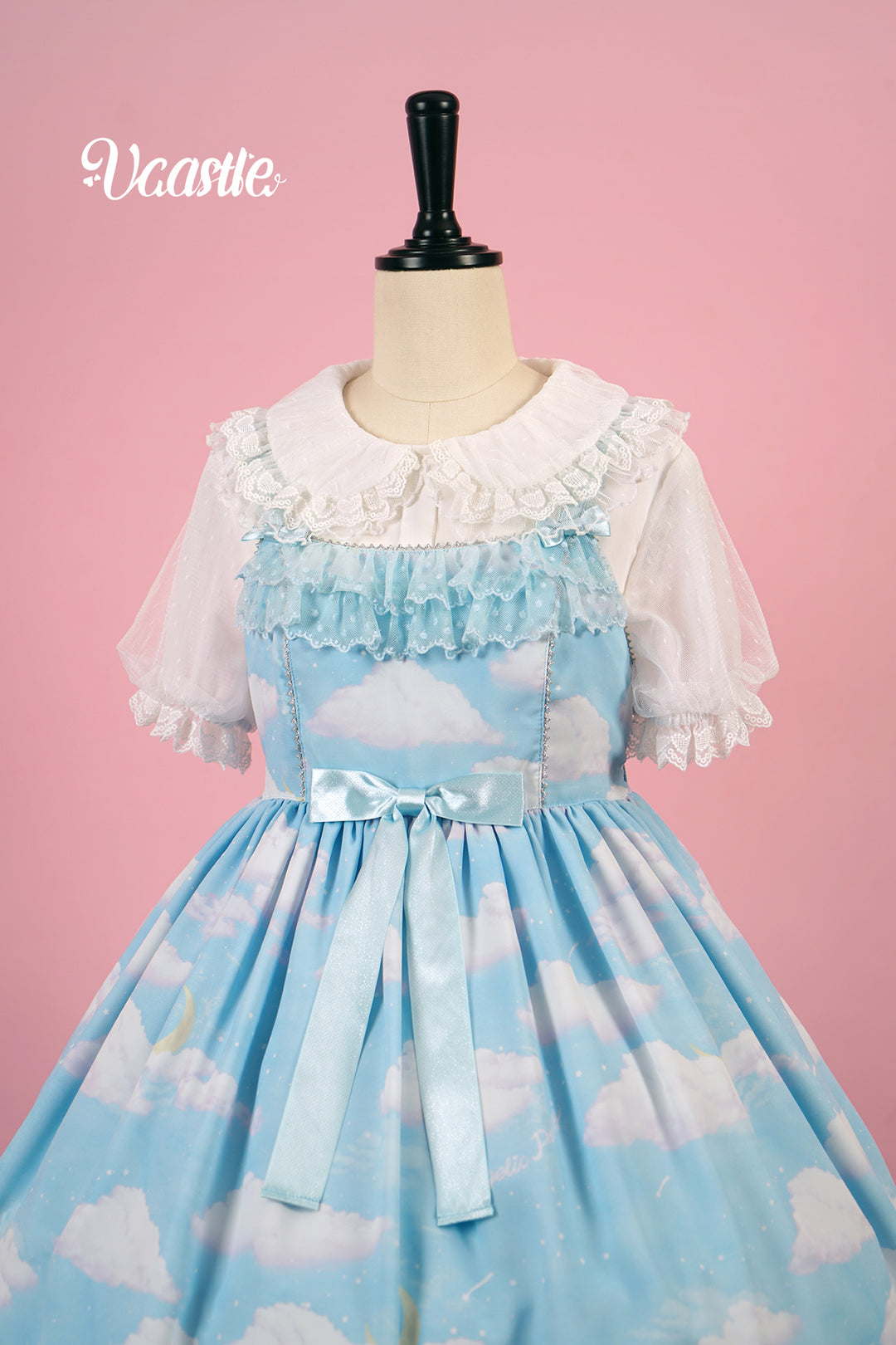 Vcastle~Unicorn Sugar Party~Kawaii Lolita Salopette Suit with Unicorn Hood 42110:726664