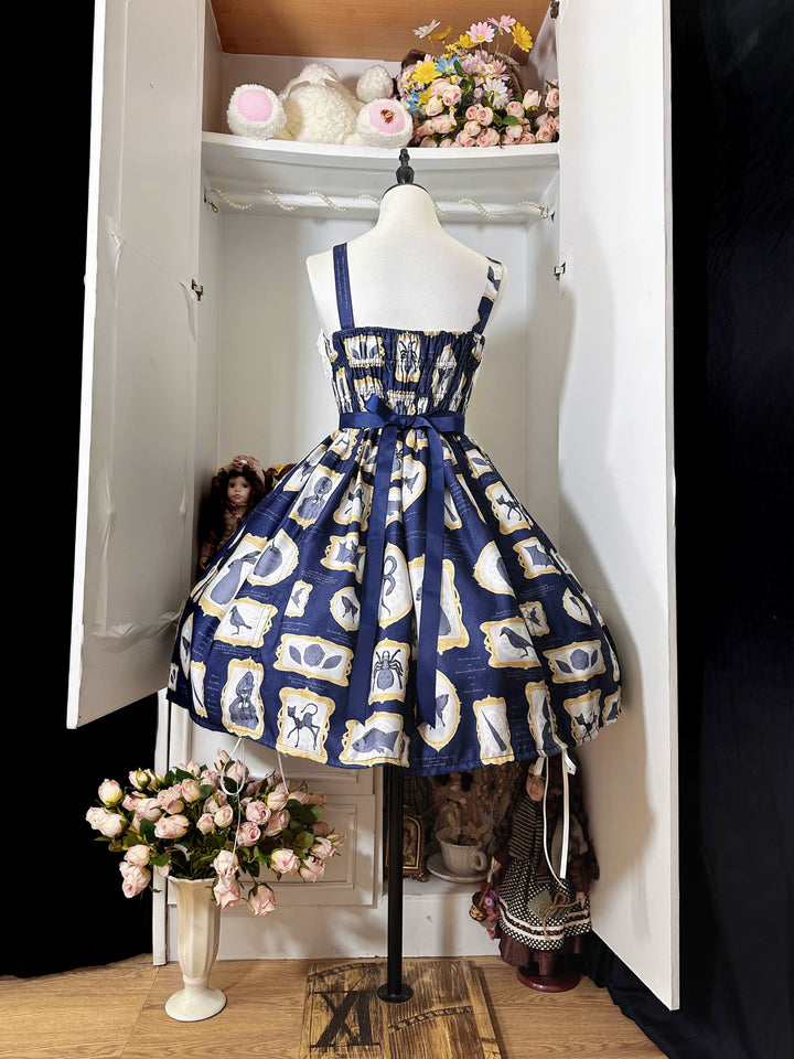 Magic Tea Party~Classic Lolita JSK with Elegant Art-Inspired Prints