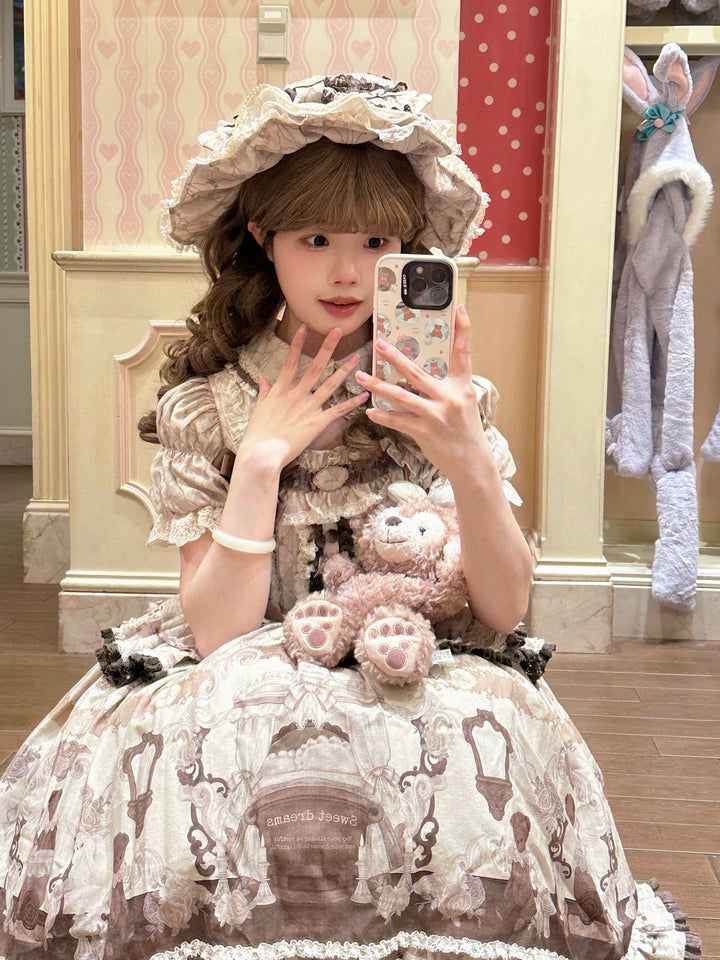 DreamDoll~Brianna~Kawaii Lolita Accessories Cute BB Hat and Bag