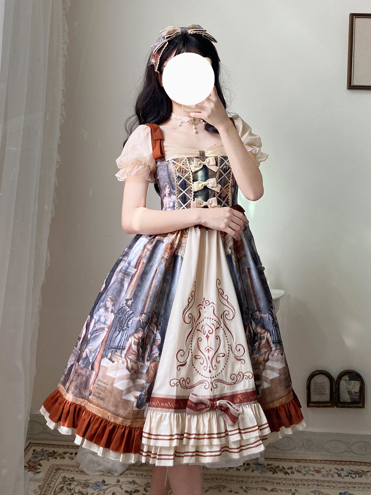 ChunLv Lolita~Constantine~Vintage  Lolita Princess Dress   