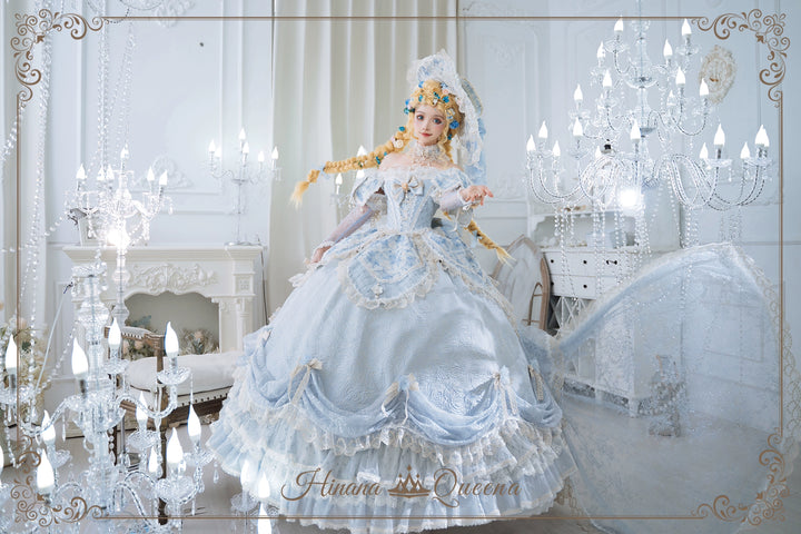 Hinana Queena~With Belle~Bridal Wedding Lolita OP Dress Available for Custom Size 41978:721538