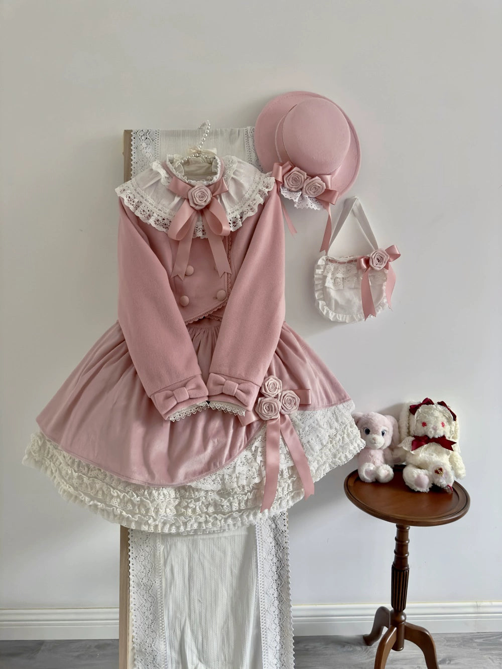 LeMiroir - Winter Solstice - Elegant Lolita Winter Short Coat & SK 44069:794269