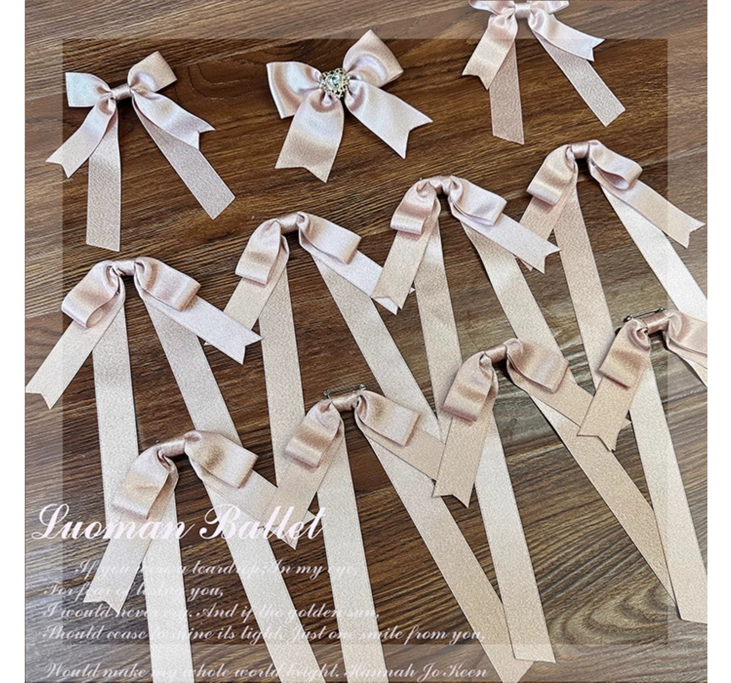 Alice Girl - Angel Heart - Sweet Lolita Bow Accessories Neck & Hem Bows