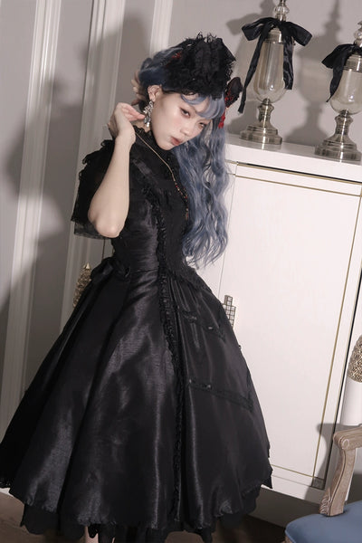 LittlePlum~Gothic lolita JSK Dress Solid Color 33734:436090