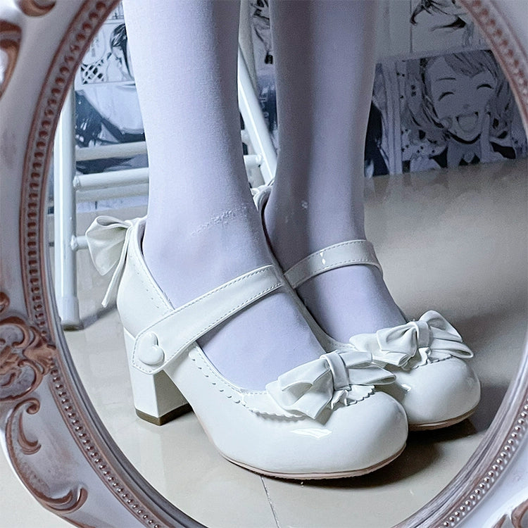 Fairy Godmother~Elegant Lolita Heels Shoes Mary Jane Shoes   