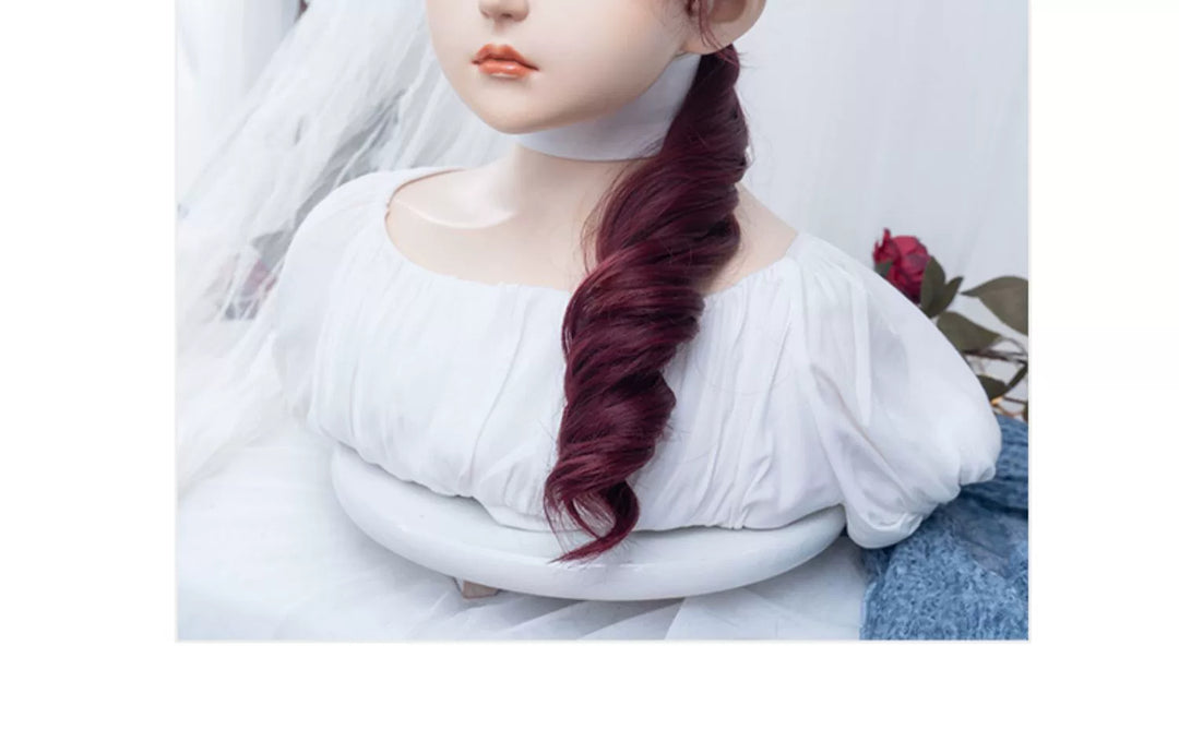 Alicegarden~Red Ouji Lolita Wig Long Curly Prince Lolita Hairpiece