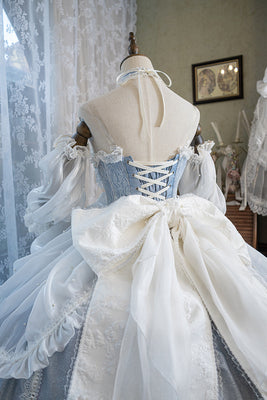 (BFM)Guaji~Cinderella~Sparkling Lolita Dress Gorgeous Wedding Dress S Embroidered trailing 