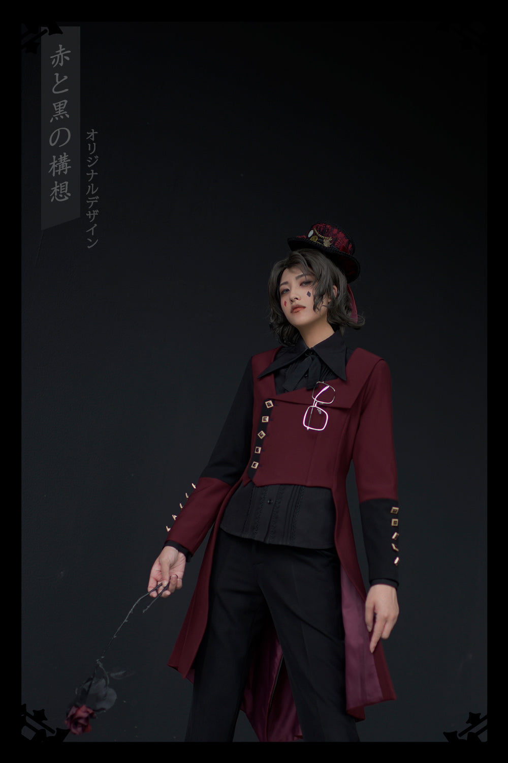 Princess Chronicles~Red and Black~Retro Ouji Lolita Handsome Black Pants 19240:298562