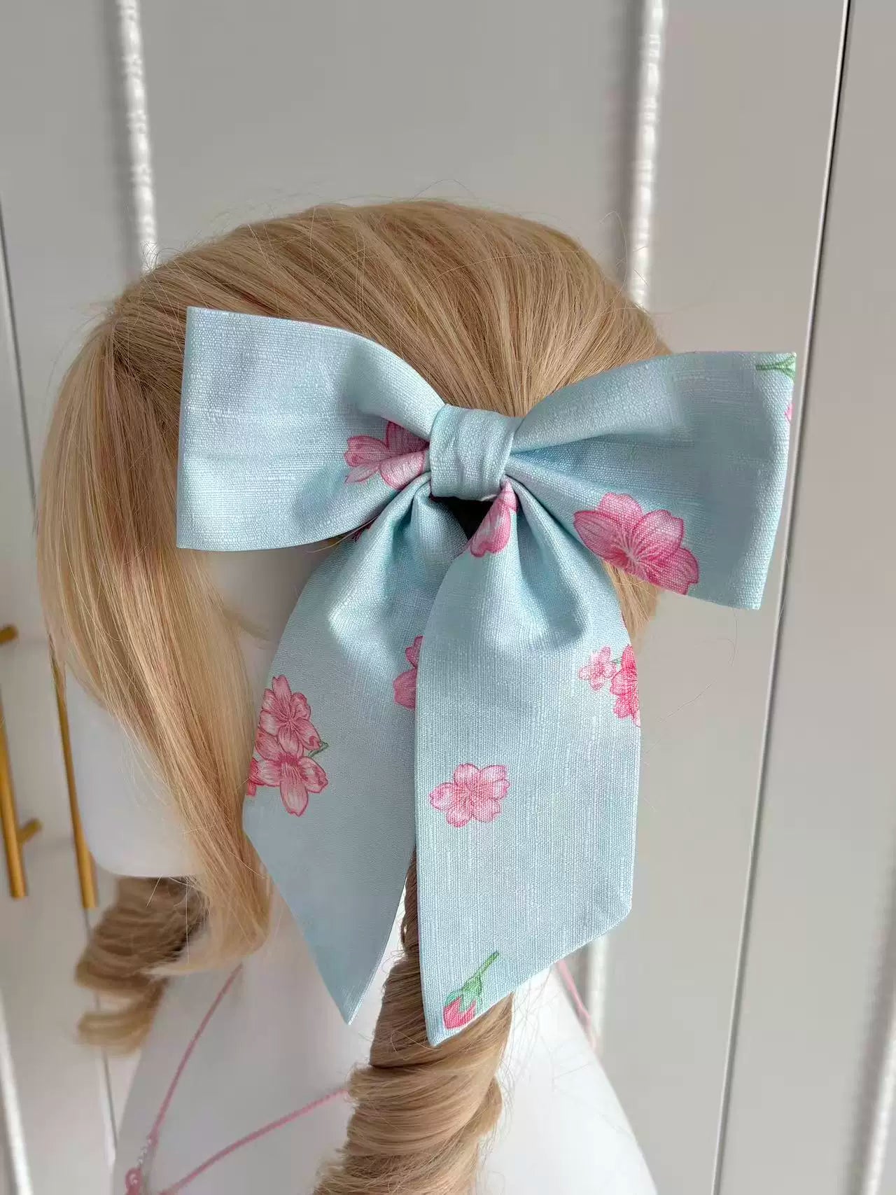 Sakura Bunny - Kawaii Lolita Sakura Print KC & Hair Clip 44393:807011