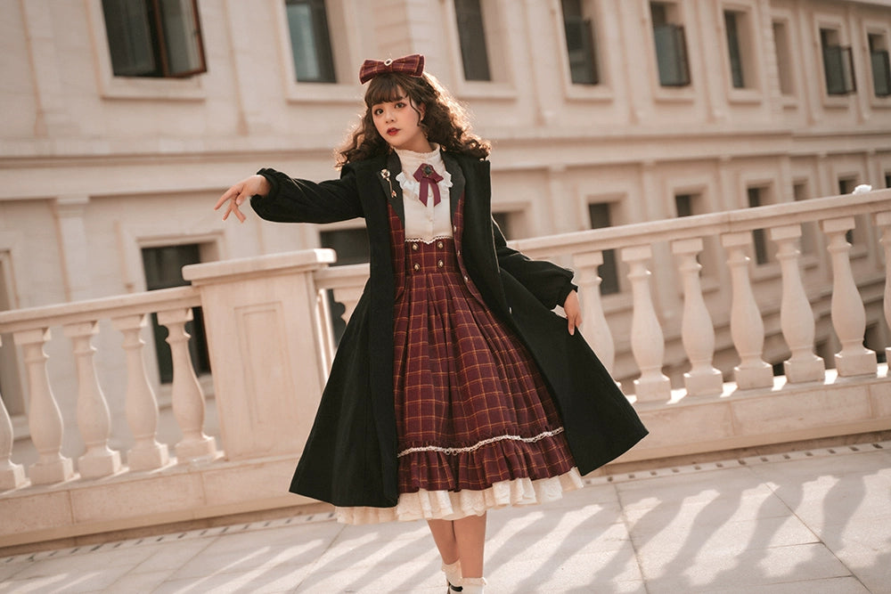 (BFM)Miss Point~Rose~Elegant Lolita Pliad Print Vest Customized 32510:385518
