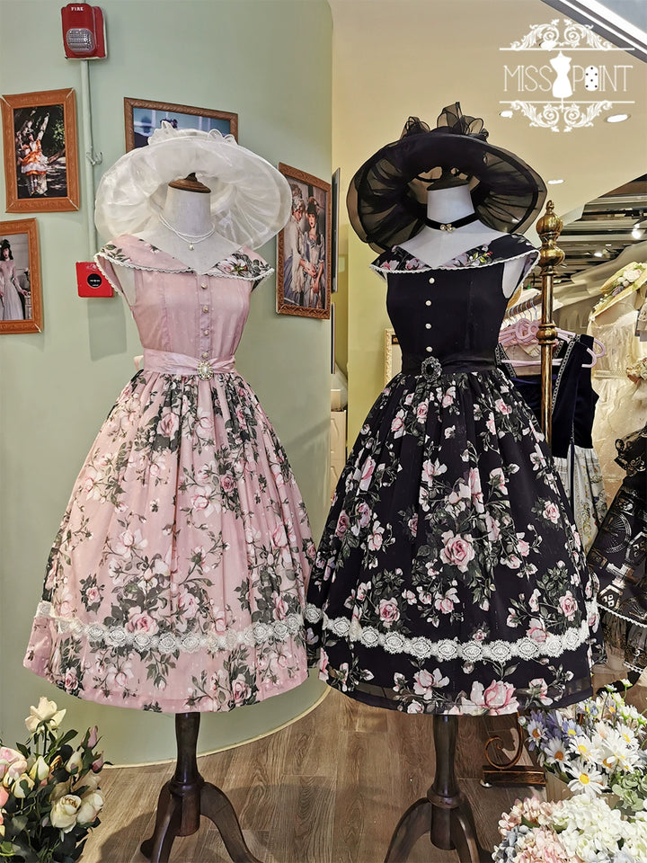 Miss Point~French Rose~Elegant Lolita JSK Dress 676:690758