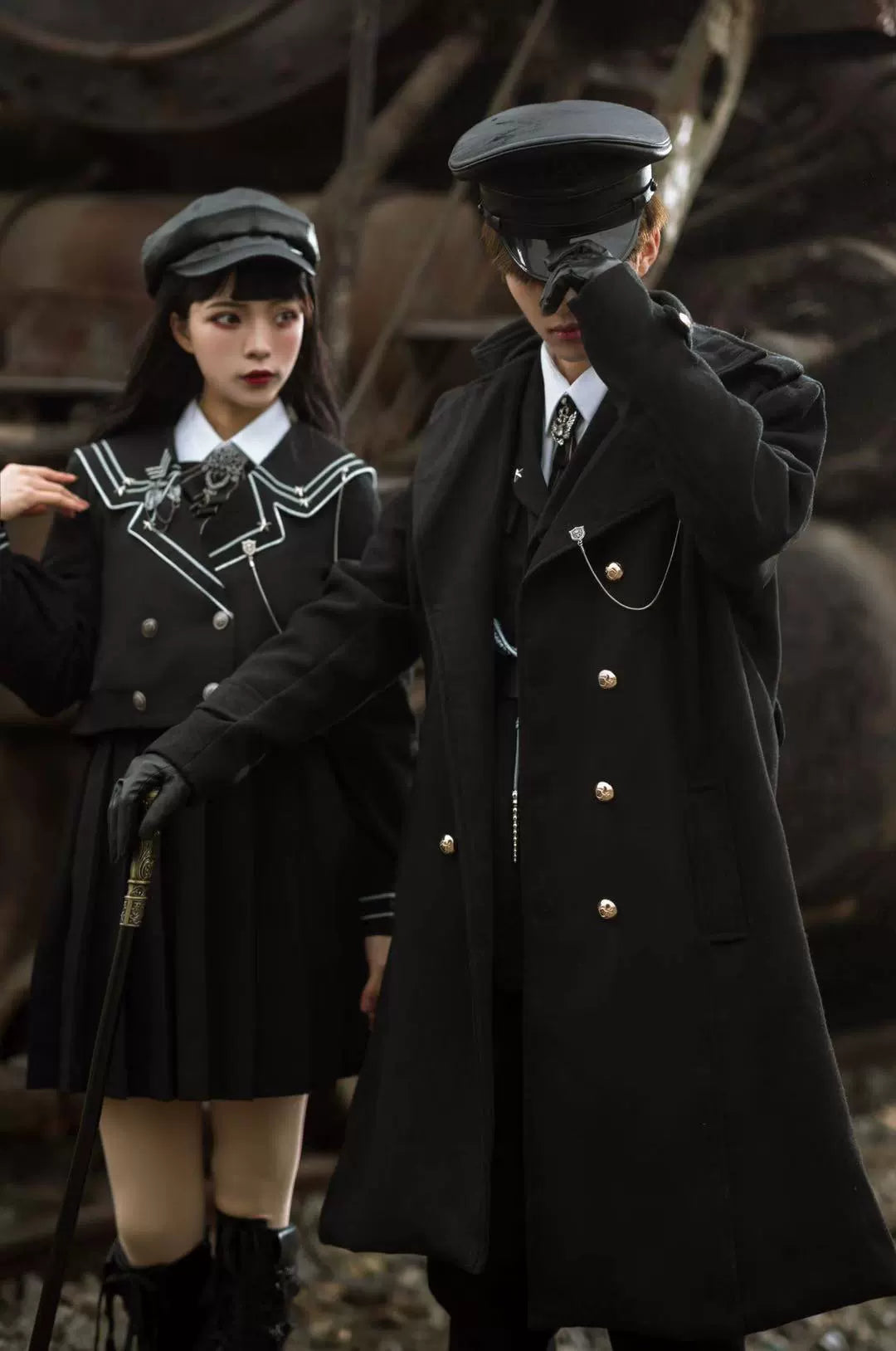 YourHighness~Military Lolita Uniform Autumn Winter Male Coat