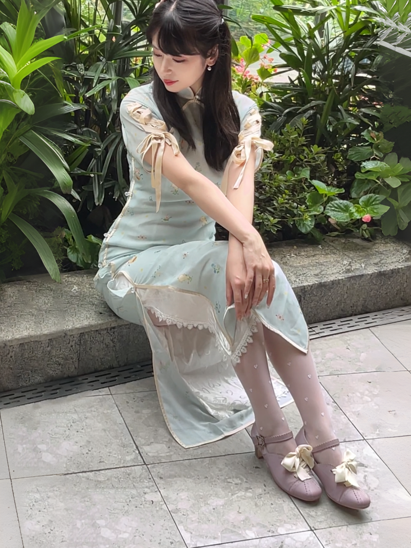 MR.Qiutian~Pictorial Girl~Han Lolita Shoes Retro Lolita Chinese Style Shoes   