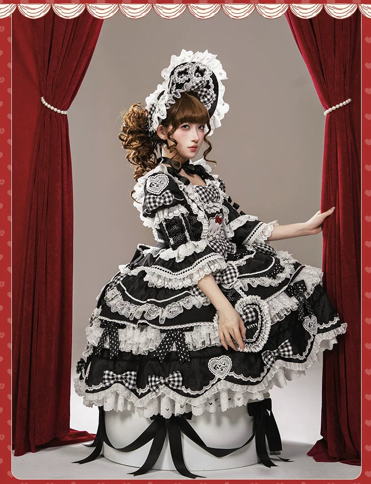 IP Collaboration Sweet Lolita OP Dress, Kitty Details 44790:821707