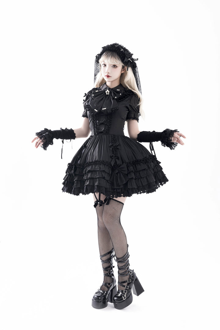 Nn Star~Starry Nights~Gothic Lolita JSK Dress Short Length Vintage Jumper Dress   