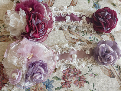 Henrietta~Look for Butterflies~Elegant Lolita Princess Dress Accessories Multicolor free size light purple headband 
