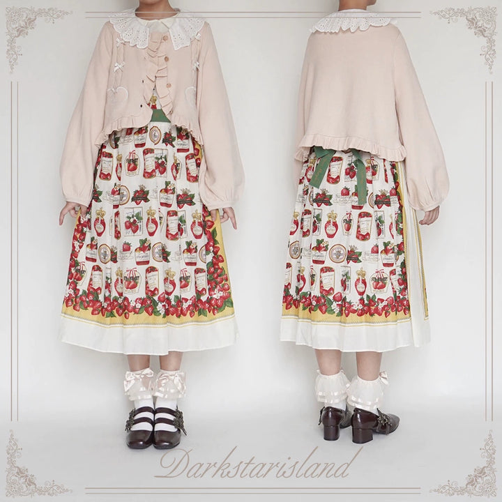 (BFM)Dark Star Island~Sugar Frost~Sweet Lolita Cardigan Knit Embroidered Sweater   