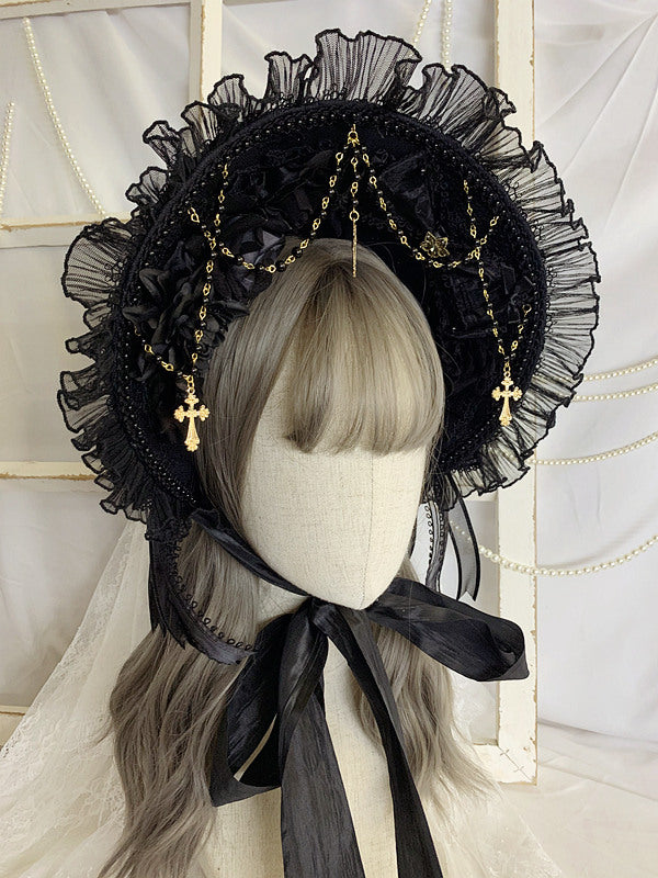 (BFM)Sweet Jelly Lolita~Goth Lolita Bornet Elegant BNT Headdress   