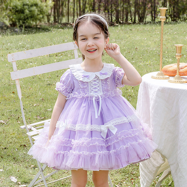 ZIIVAXXY Lolita~Summer Purple Kid Lolita Dress purple 80cm 