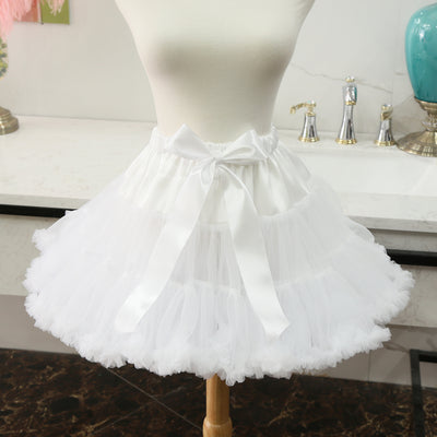 Manyiluo~Daily Lolita 45CM Soft Yarn Boneless Puffy Petticoat   
