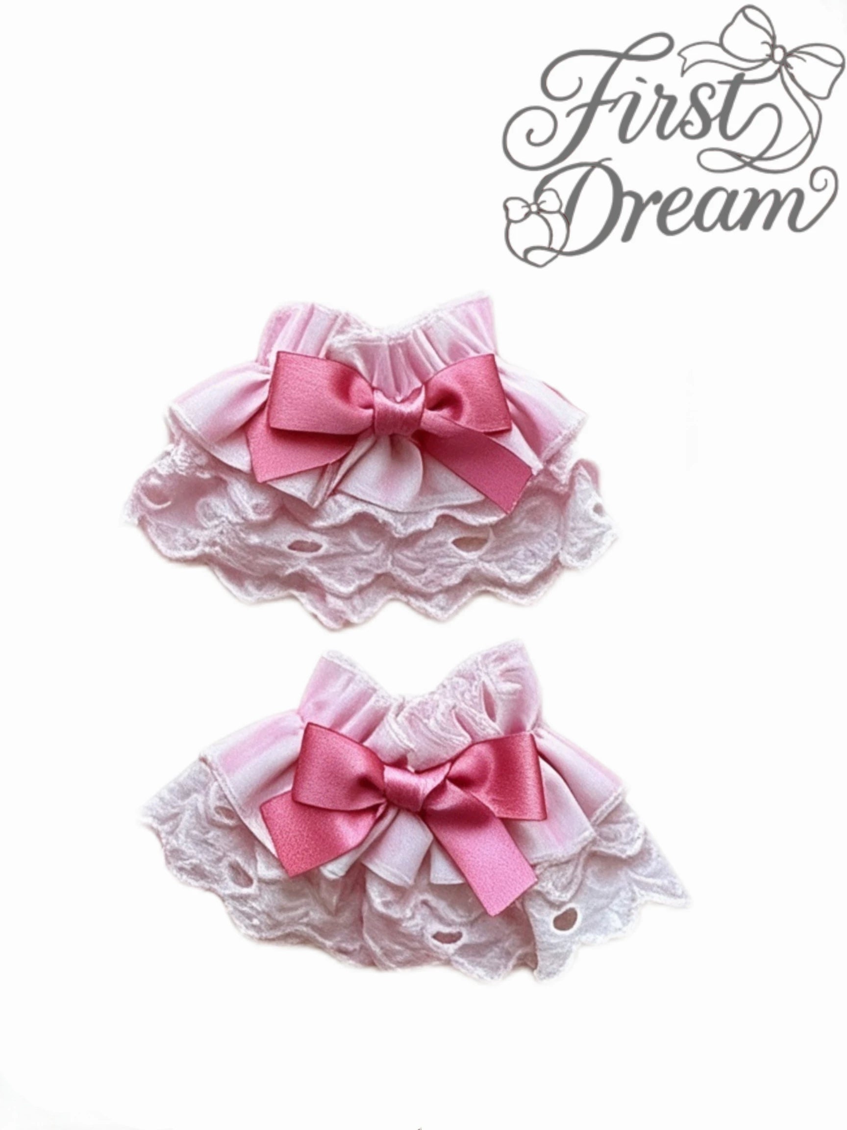 Eternal Girlhood - Six-Panel Old School Lolita Striped JSK & OP, Bow Accents (L M S XL) 45811:863027