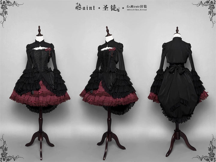 LeMiroir~Saint~Gothic Lolita Bolero Skirt Mermaid Dress Corset 37334:569196