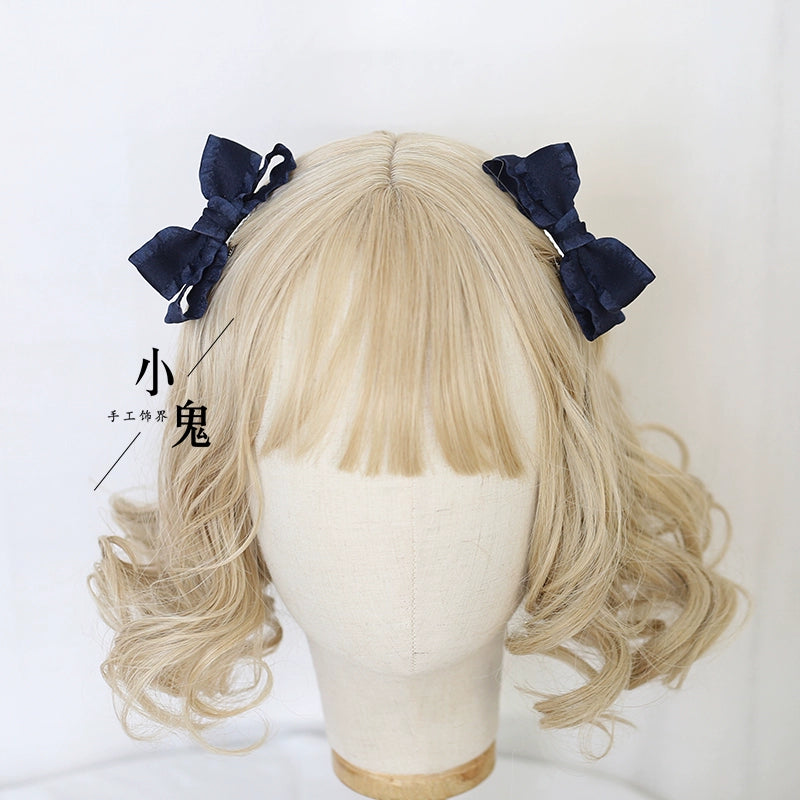(BFM)Xiaogui~Cute Lolita Headwear Ponytail Hairclips Daily Lolita Accessories   
