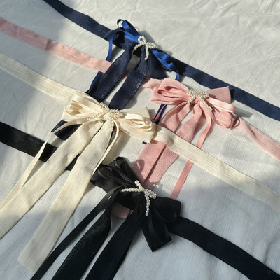 ZJstory~Elegant Lolita Accessory Handmade free size navy blue choker 