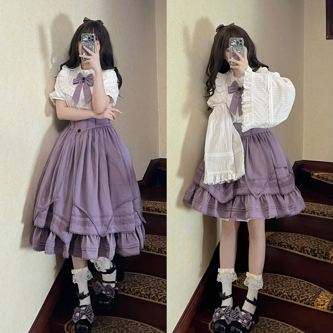 (Buyforme)Uncle Wall Original~Rich Girl~Elegant Lolita SK and Shirt   