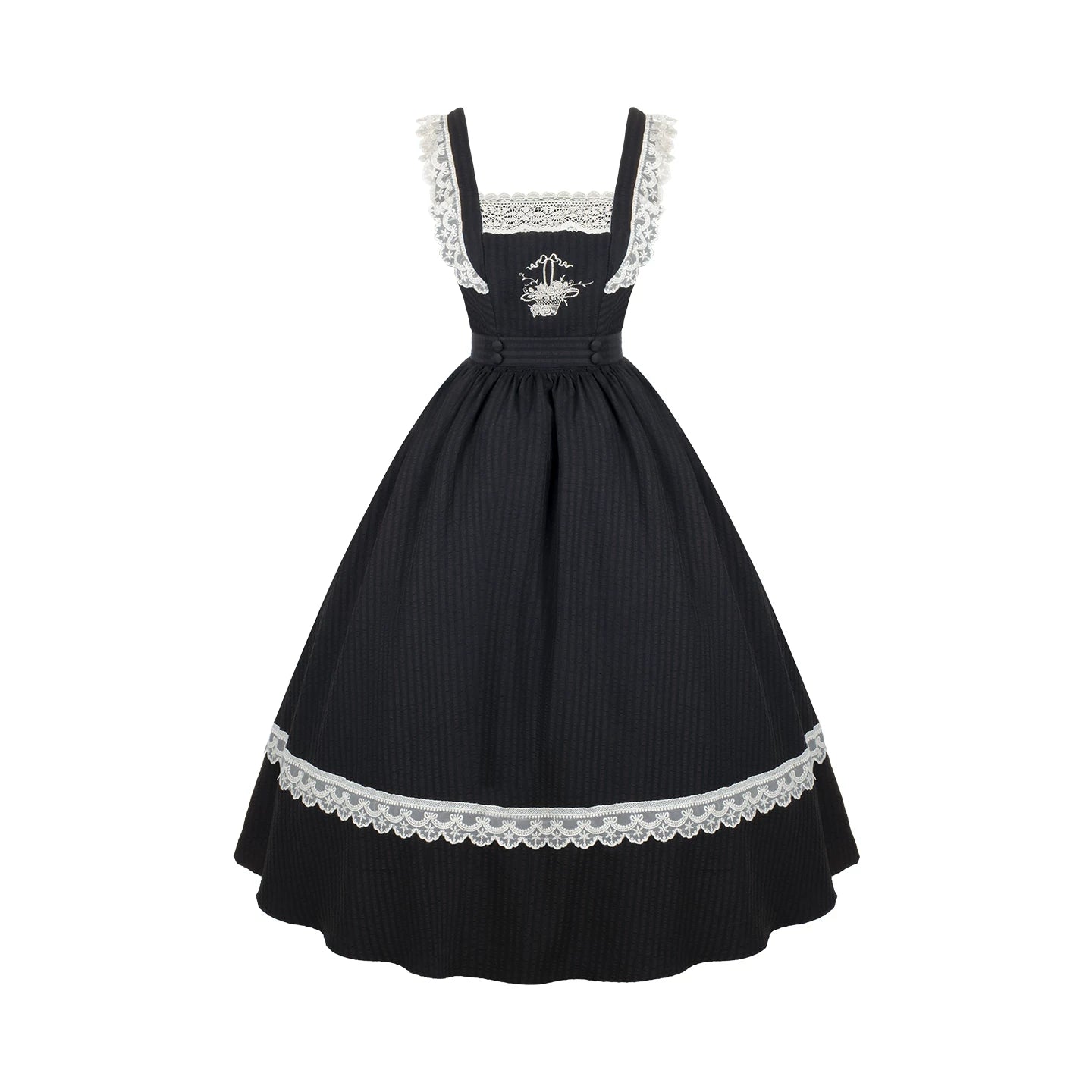 Oak in the Wind - Classic Lolita JSK Dress, Rose Basket Embroidery 45820:863495