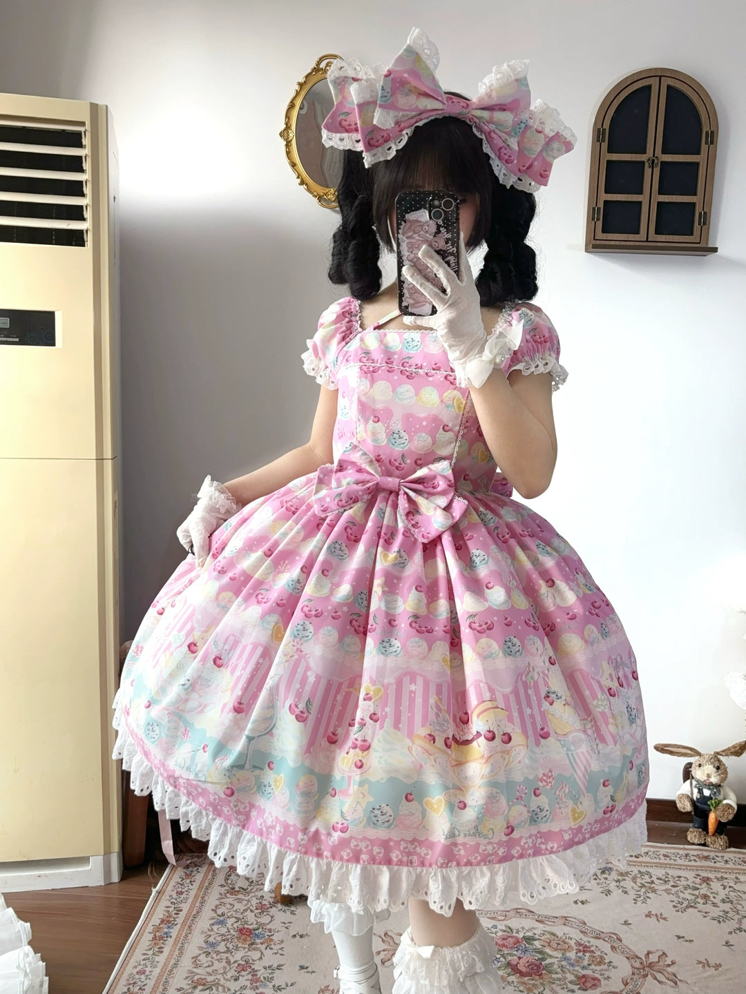 Lamp Flower Lolita~Summer Dream Ice Cream~Sweet Lolita OP Dress