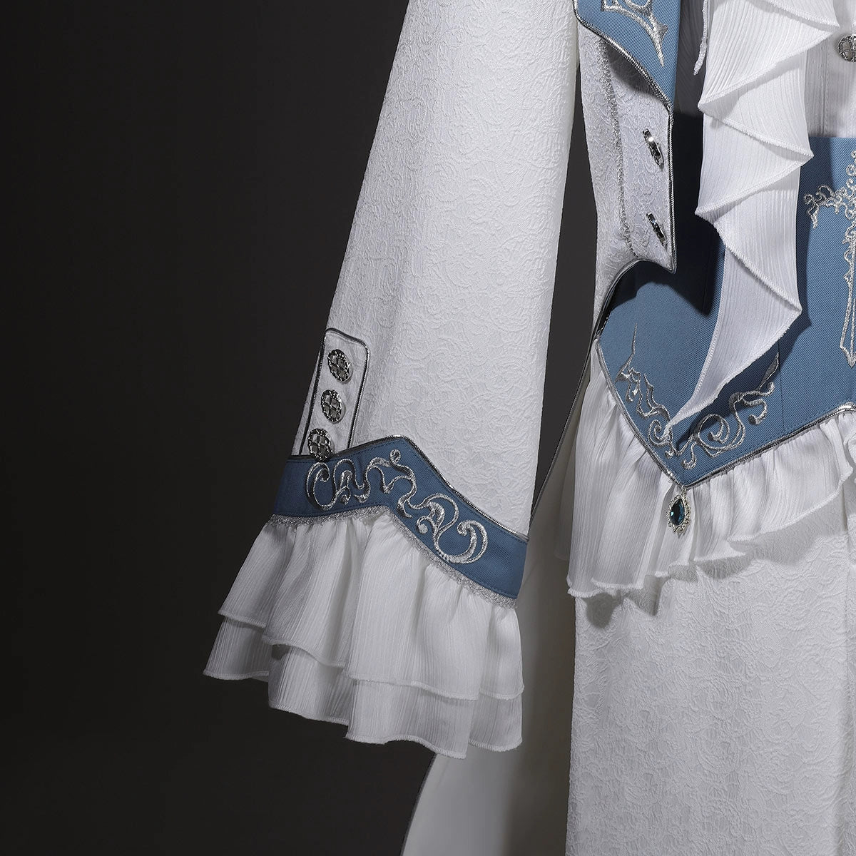 Your Princess - Lunar Paladin - Embroidered Ouji Lolita Tailcoat Set