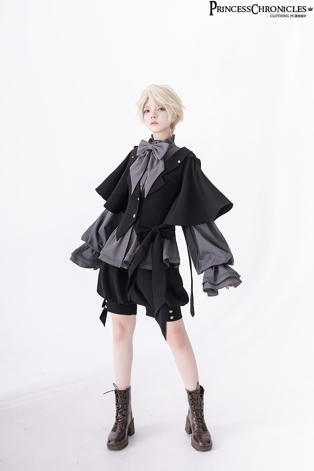 Princess Chronicles - Hunting Rabbit - Ouji Lolita Rabbit Ears Coat & Shirt Set