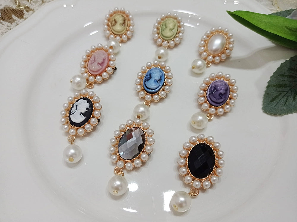 Miss Point~Yuxiang~Classic Lolita Brooch Jeweled Brooch Accessories   