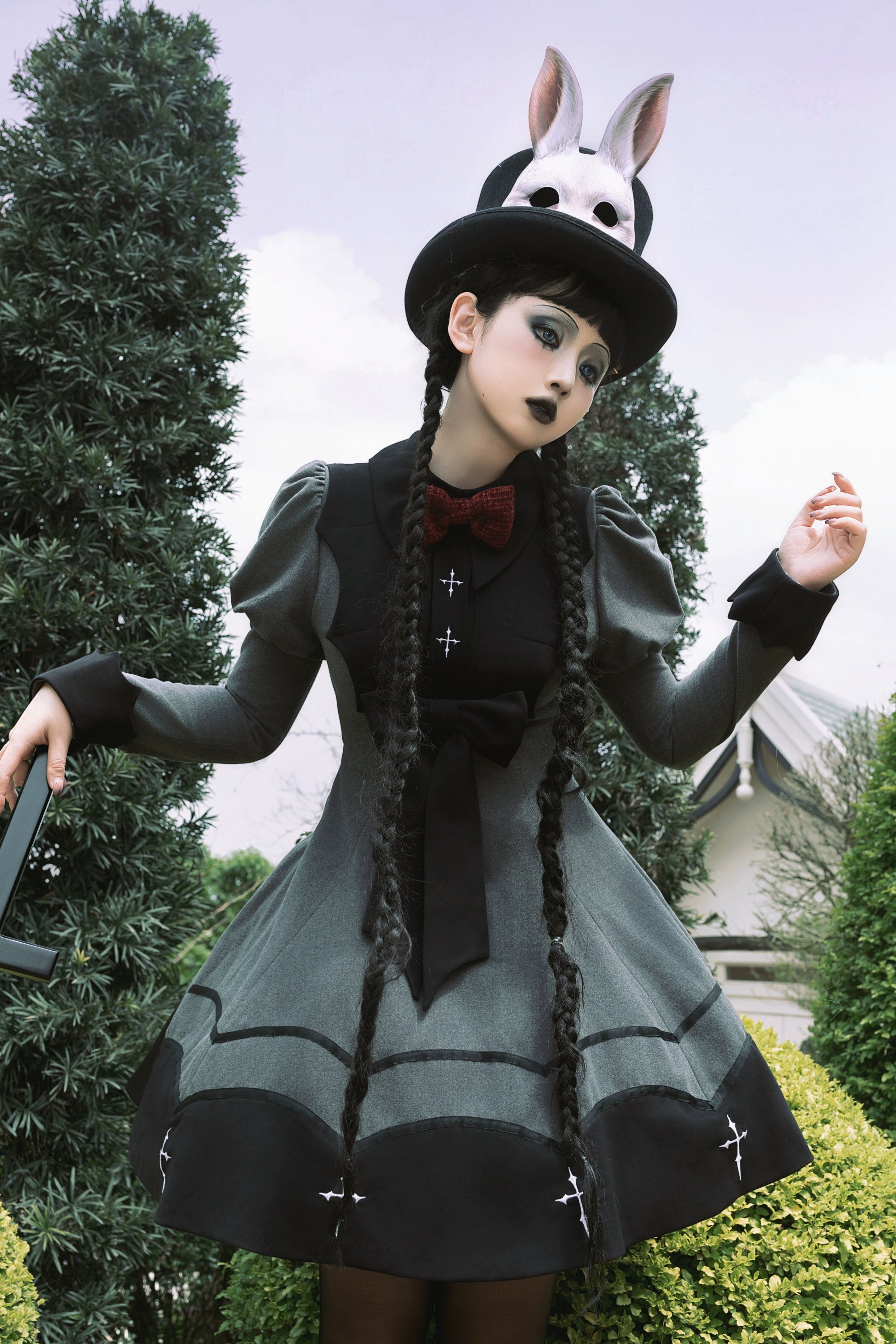 Polaris Lolita - Vampire Princess - Bat-Inspired Halloween Gothic Lolita OP Dress 43386:774870