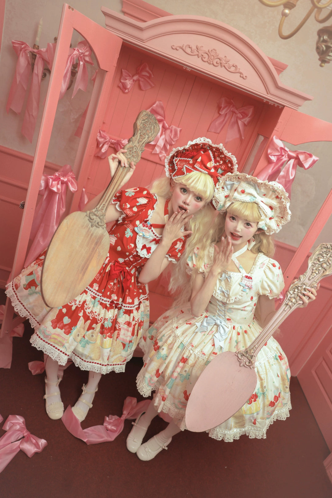 Dark Star Island~Honey Bunny Cake~Sweet Lolita JSK/OP/Strap SK/Shirt   