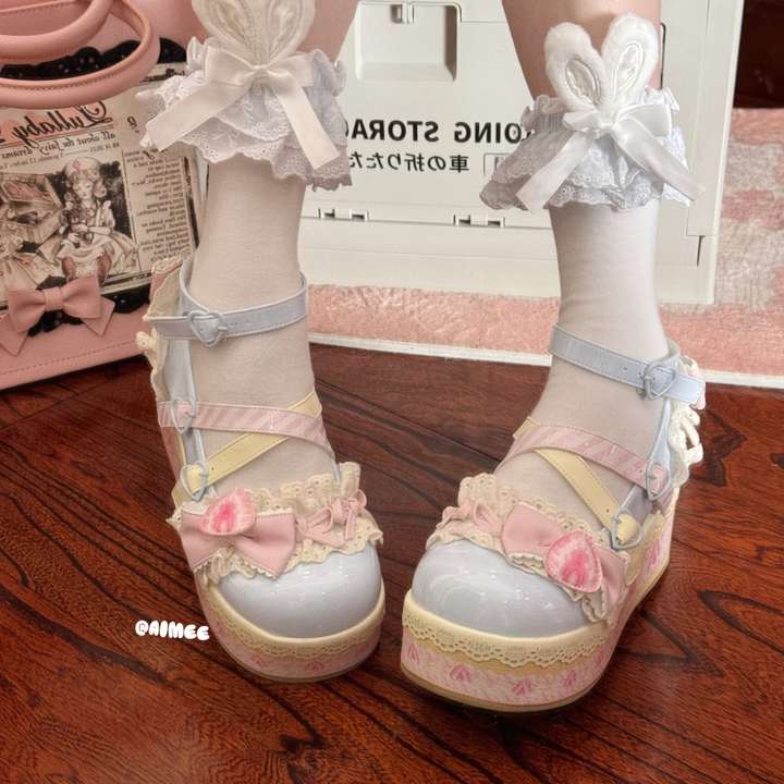 Aimee~Sweet Lolita Shoes High Platform Lolita Shoes 40994:683074