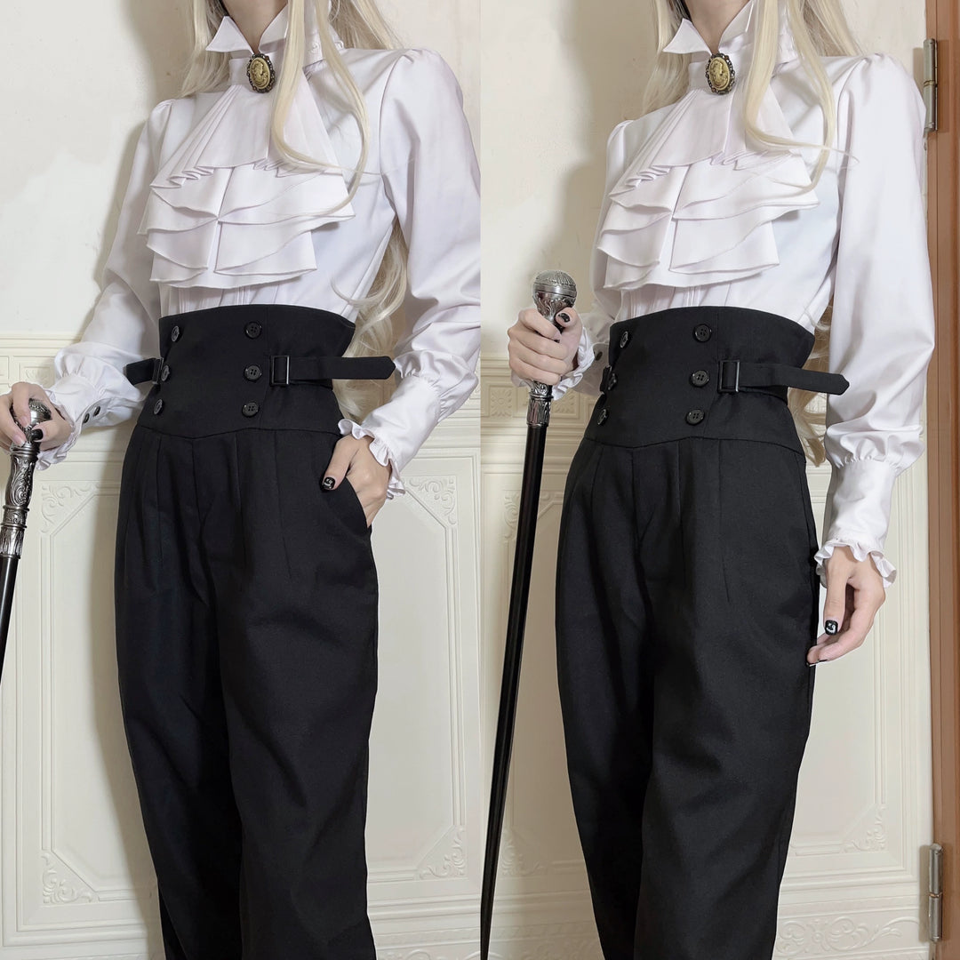 Gazing Galactic~Raycey~Ouji Lolita Pants Prince Lolita Trousers   